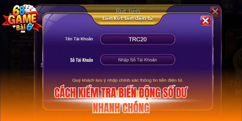 Rút Tiền 68GB - Hướng Dẫn Cách Nhận Thưởng Siêu Tốc 4 Cách kiểm tra biến động số dư nhanh chóng