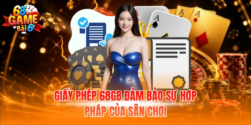 Giấy Phép Hoạt Động 68GB - Tiêu Chuẩn Pháp Lý Quan Trọng 4 Giấy phép 68GB đảm bảo sự hợp pháp của sân chơi